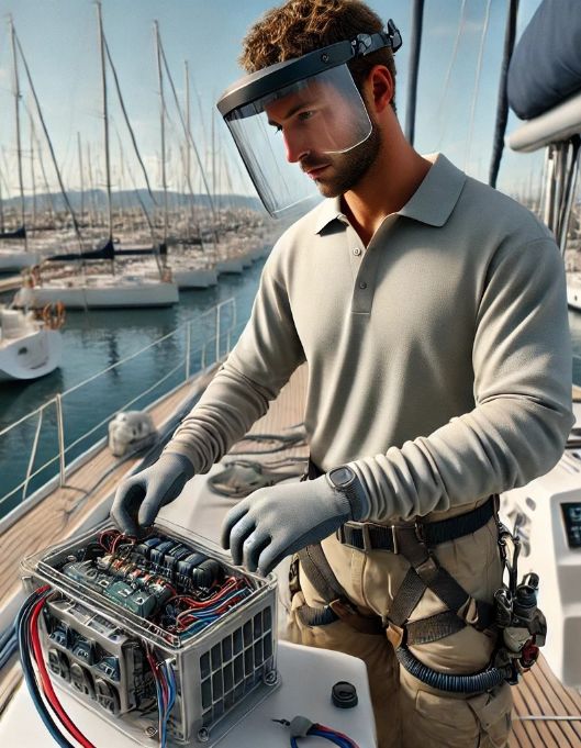 Illustration Boat & Sea Consulting